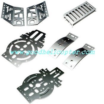 fq777-502 helicopter parts metal frame set 7pcs - Click Image to Close